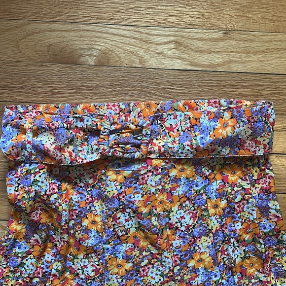 Faithfull the Brand Luda midi skirt men’s floral - Picture 10 of 11